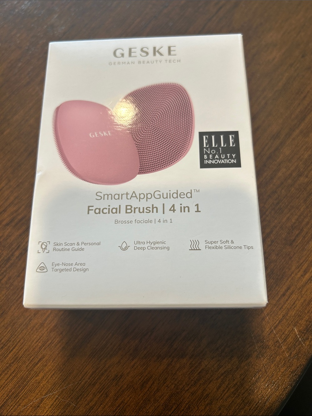 SmartAppGuided Facial Brush 4-in-1 — Pink